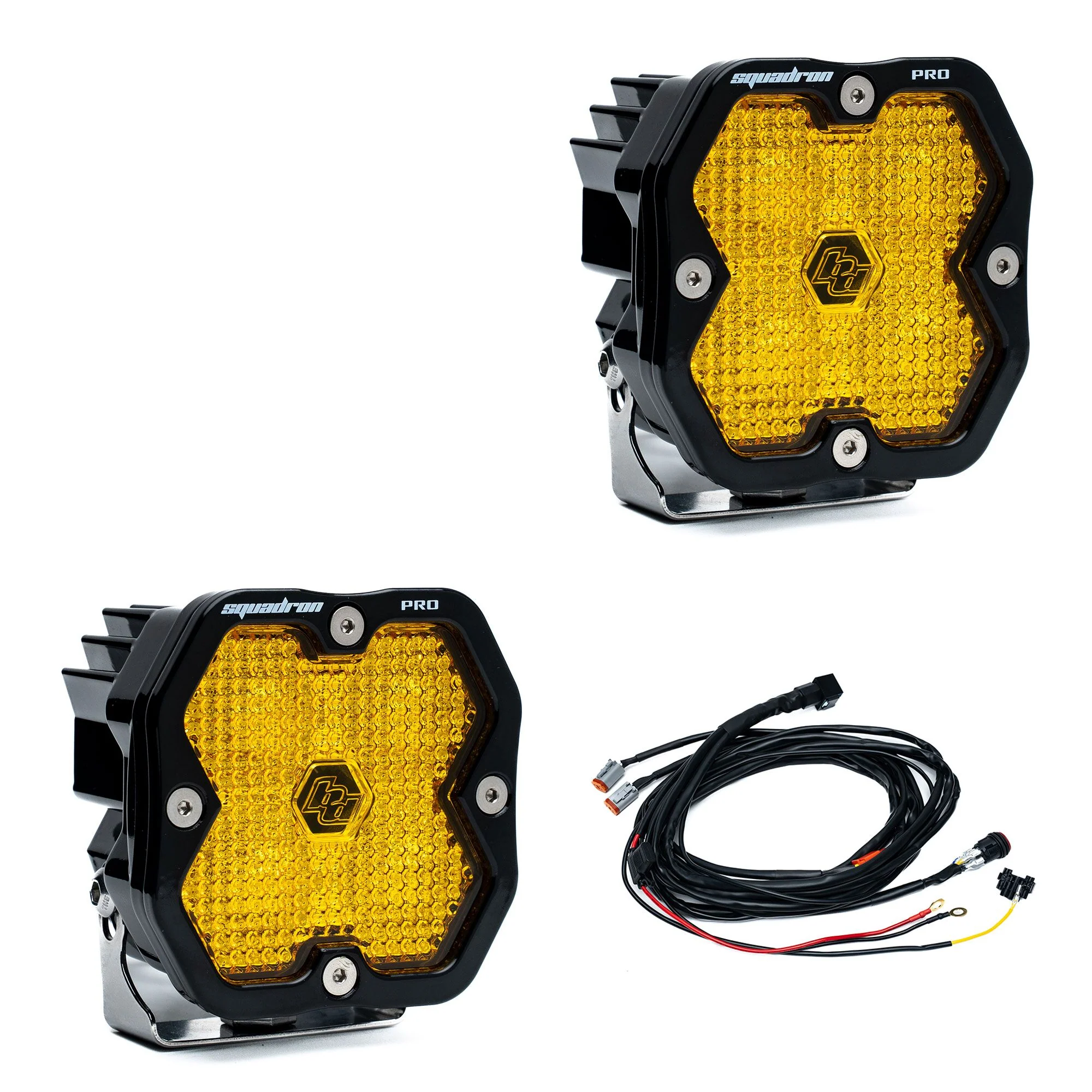 Baja Designs Squadron 2.0 Square LED Pods (Pair w/ Harness) - Image 11