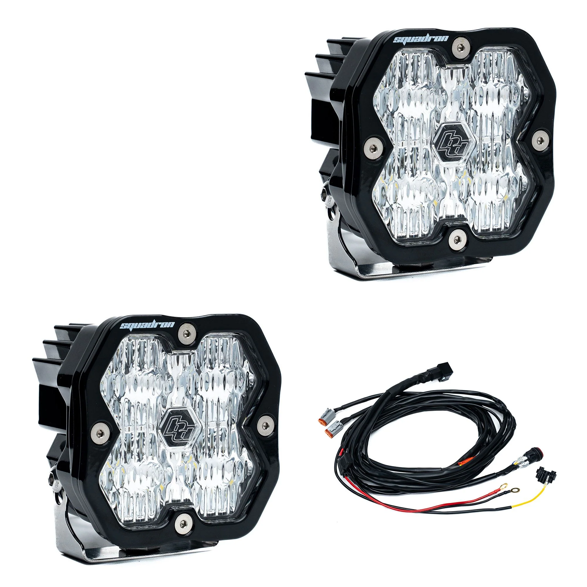 Baja Designs Squadron 2.0 Square LED Pods (Pair w/ Harness) - Image 13