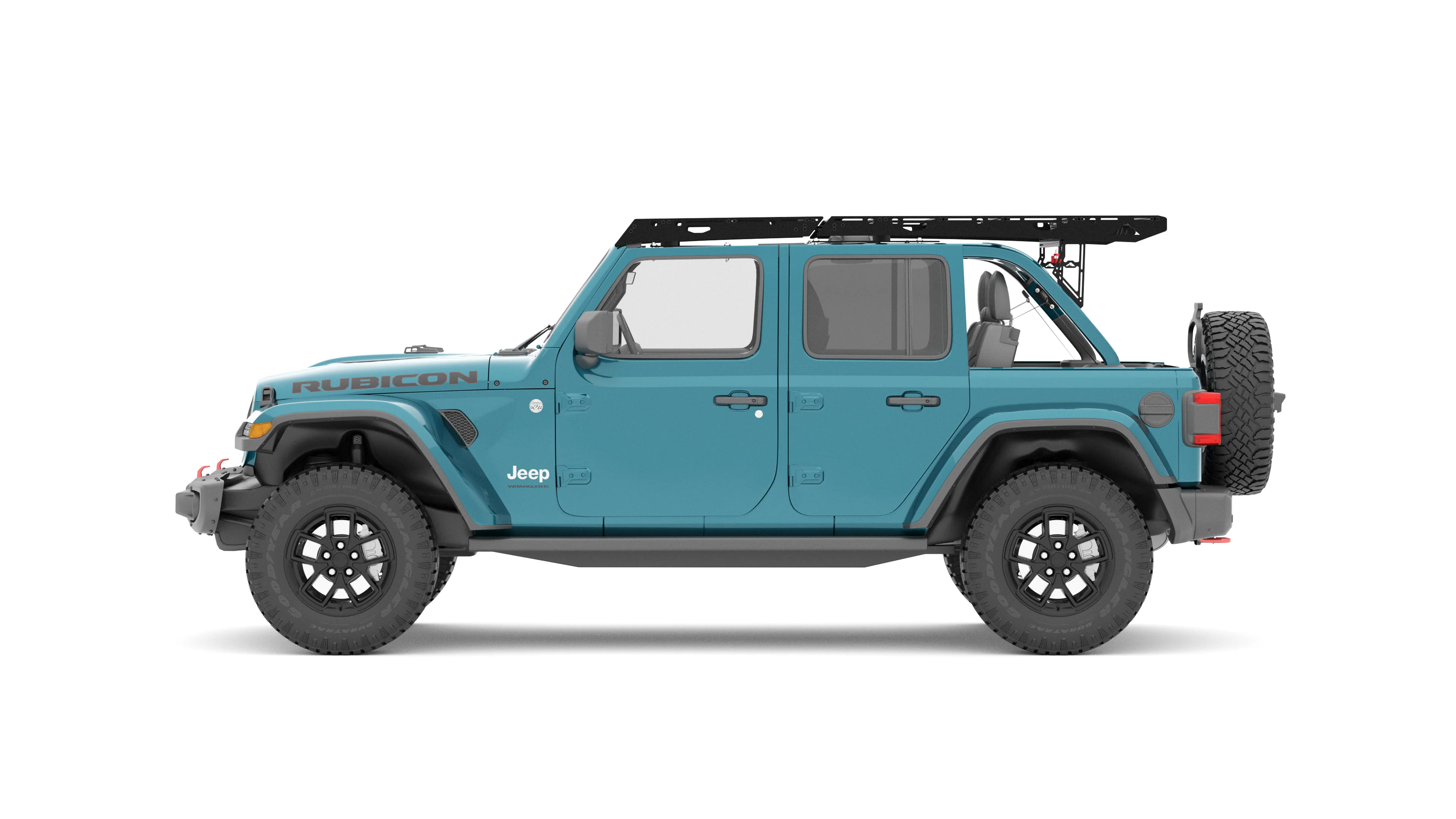 The Jeep Wrangler JLU QDHD Roof Rack - Image 2