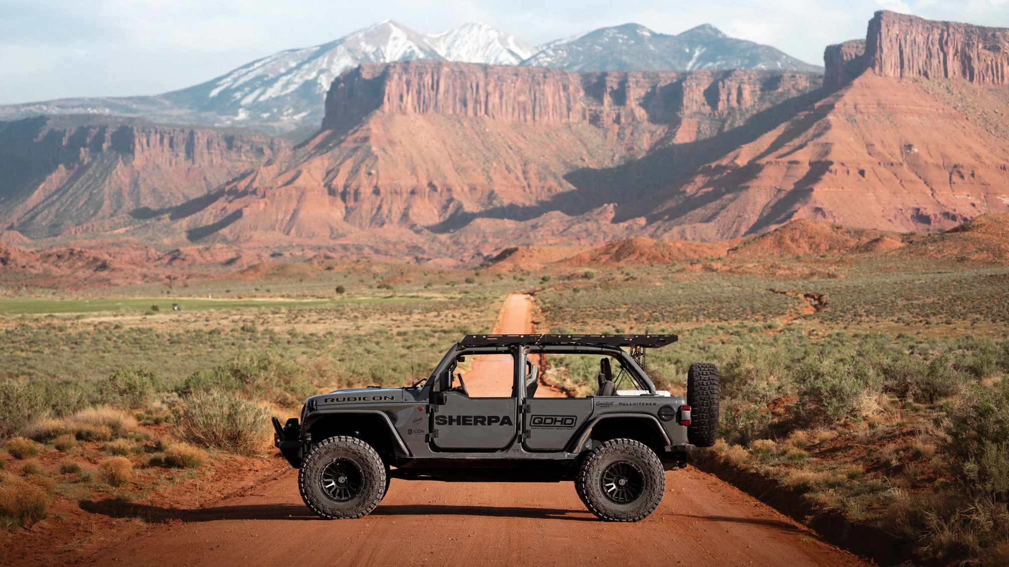 The Jeep Wrangler JLU QDHD Roof Rack - Image 4
