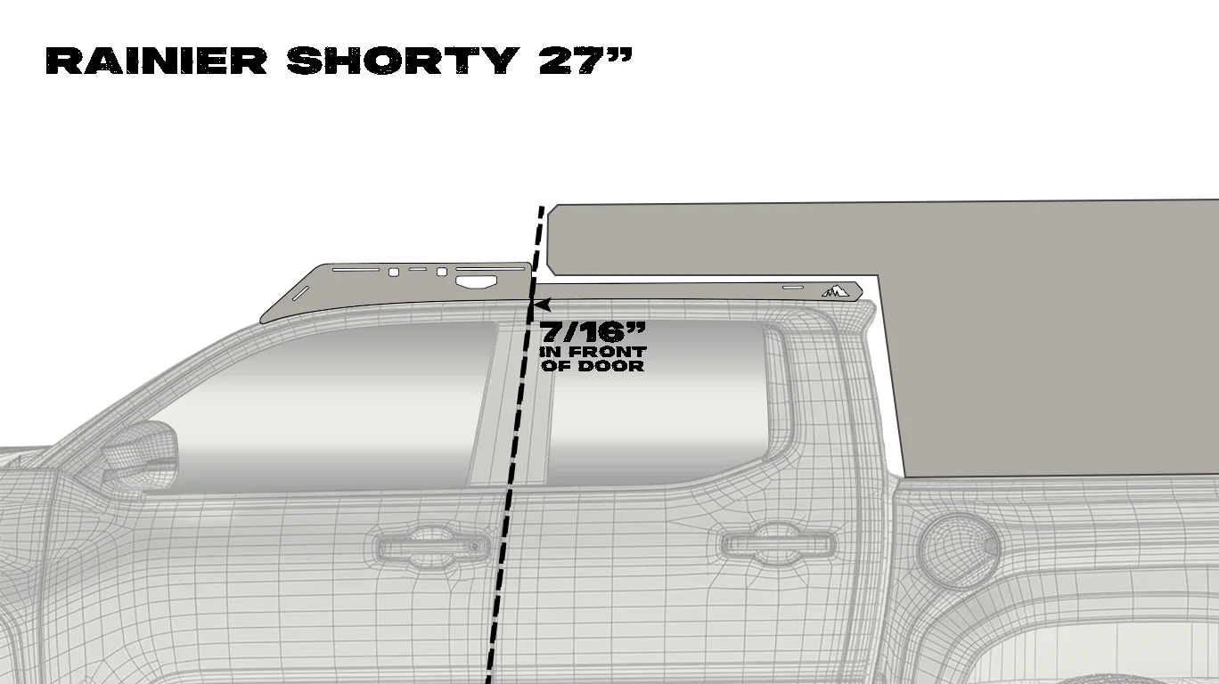 The Rainier Shorty (2024+ Tacoma Camper Roof Rack) - Image 12