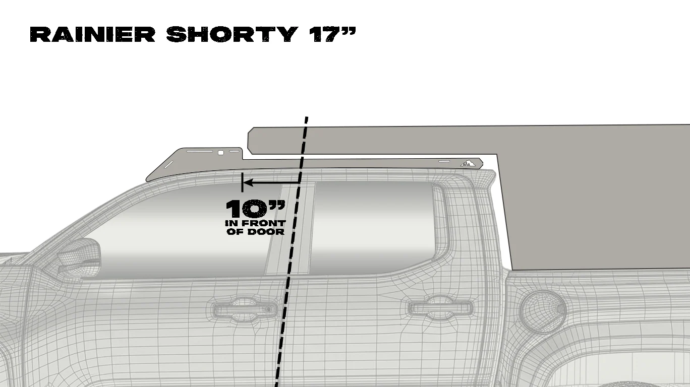 The Rainier Shorty (2024+ Tacoma Camper Roof Rack) - Image 13