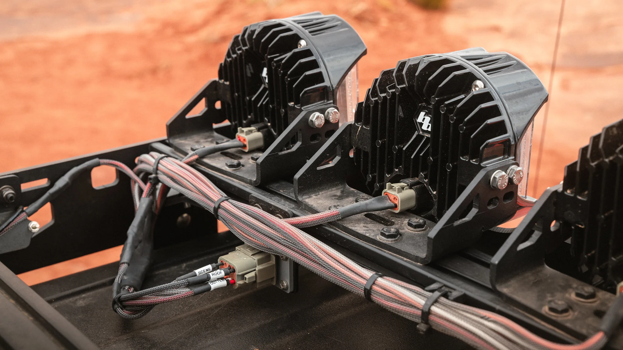 Roofrack Scene Light Wiring Harness - Blaze Off-Road Backbone