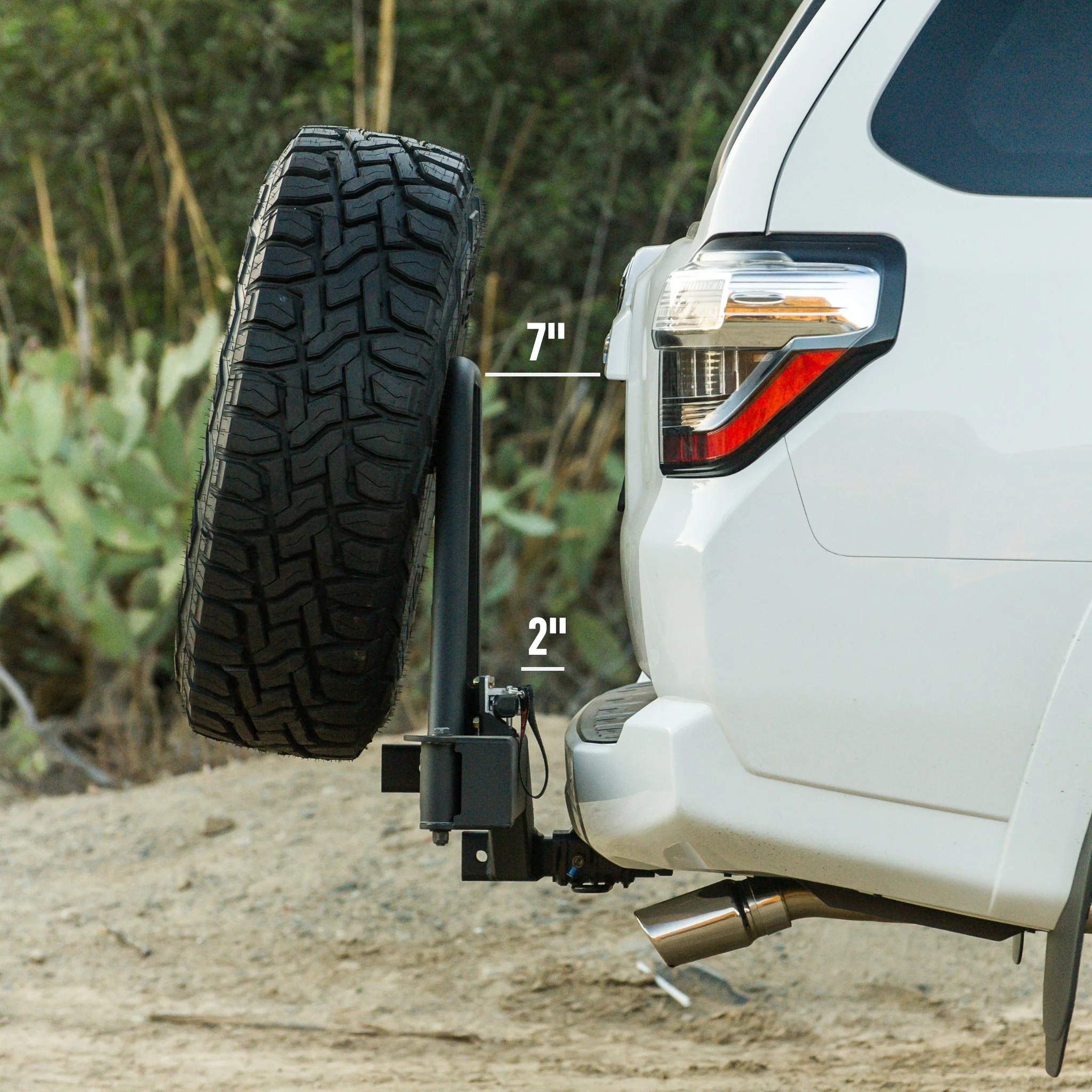 UltraSwing® Short-Fit Spare Tire Hitch Mount | RiGd Supply - Image 11